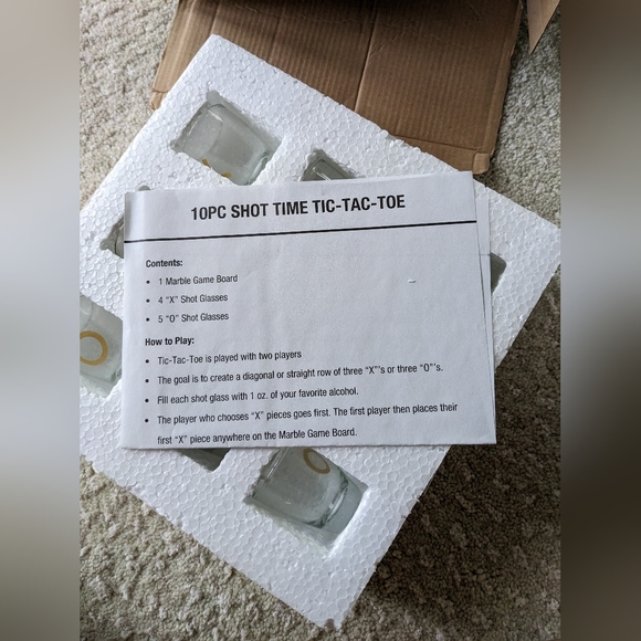 🆕 BRAND NEW in box Tic Tac Toe shot game NEVER BEEN USED - Picture 3 of 7